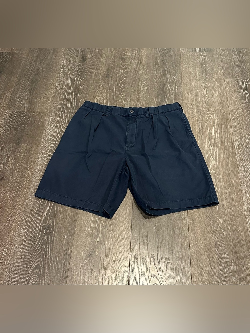 Polo by Ralph Lauren Tyler Navy Flat-Front Men's Shorts Size 34 #RN41381